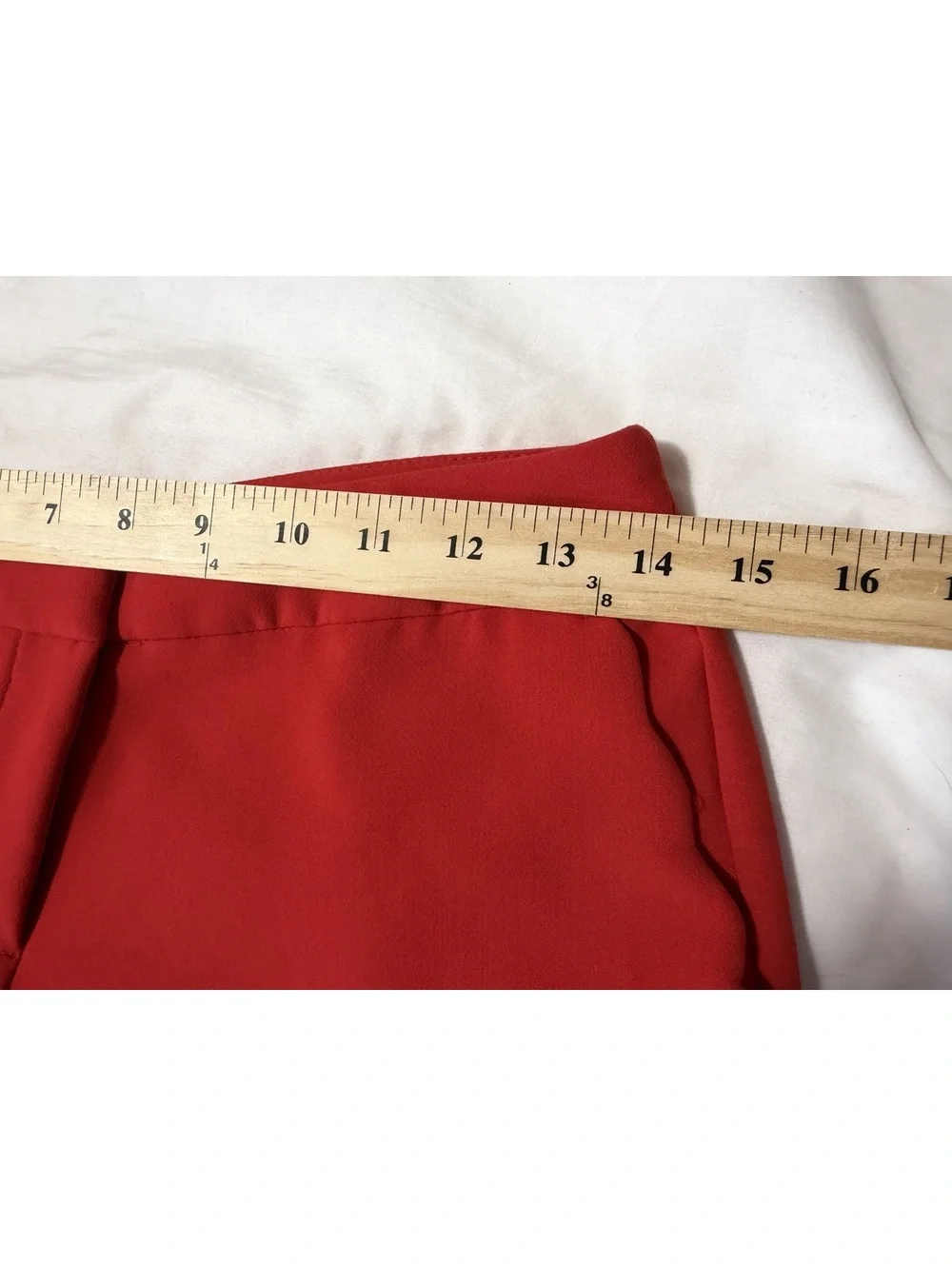 Dalia Women's Red Business Chic Scalloped Edge Pockets Size 2